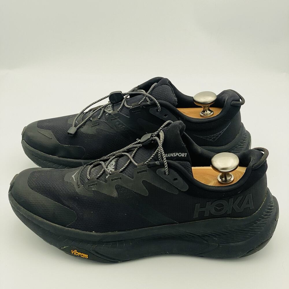 Hoka One One Transport Black Vibram Women's Running Shoes Size 9B